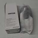 Nappa Leather Steering Wheel Cover for Tesla Model 3/Y 2016-2025 2026 Juniper/Highland, Non-Slip Breathable Tesla Model 3/Y Steering Wheel Protector, White