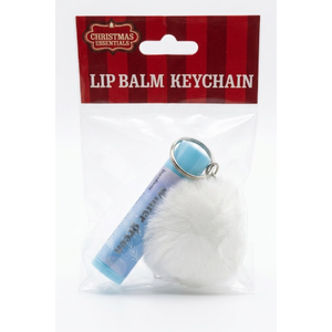 Christmas Essentials Lip Balm Keychain 