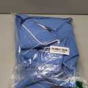 fun shack Flight Attendant Costume Women Blue, Retro Airline Stewardess Outfit with Hat & Gloves (Large)