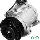 Air Conditioner AC Compressor with Clutch fit for Chrysler Town & Country 2011-2016, for Dodge Journey 11-19, for Avenger 11-14, Grand Caravan 11-20, Ram C/V 12-15 for VW Routan 11-14-for 3.6L Only