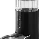 CZPET Dog Water Bowl Dispenser 8L, Wider Mouth & Upgraded Brush for Easy Cleaning Automatic Cat Gravity Refilling Waterer with Removable Stainless Steel Bowl, Large Drinking Area for Multi-Pet (Black)