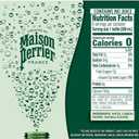 Maison Perrier Lime Flavored Sparkling Water, 16.9 FL OZ Plastic Water Bottle (6 Count) (EXP 01/03/27)