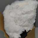 Ultra Soft Cozy Faux Fur Throw Blanket, Fuzzy Plush Thick Bubble Blanket, Luxury Fluffy Blanket for Couch, Sofa, Bedroom, and Living Room, 50x60 Inches, Cream White