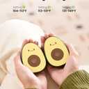 Gaiatop Hand Warmers Rechargeable 2 Pack, Magnetic 3 Settings Fast Heating Avocados Shape, Electric Portable Pocket Heater, Reusable Hot Hands Gifts for Women Men Outdoor Camping Hunting Golf (Smiling Face)