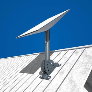 Adjustable Pivot Mount    , Compatible with Starlink Actuated Gen 2, for Internet Satellite, Suitable for Sloped and Flat Roofs