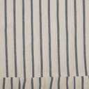 VHC Brands Kaila Vintage Farmhouse Bedroom Decor, Fabric Blue Stripe Euro Sham 26x26