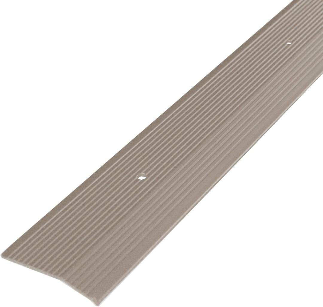 M-D Building Products 43858 2 in. X 36 in. Pewter Aluminum Carpet Trim w/Screw Nails (Pack of 1)