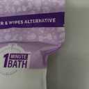 Scrubzz Disposable No Rinse Bathing Wipes  25 Pack  Allin1 Single Use Shower Wipes, Simply Dampen, Lather, and Dry Without Shampoo or Rinsing (Lavender, 1Pack)