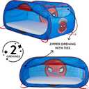 Marvel Spiderman 2 in 1 Kids Pop Up Play Tent and Twin Bed Tent for Pretend and Imaginative Play