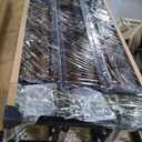Three (3) 1.5 Meter 4.92 ft. Square 8"x8" Black Trussing Box Truss Section Bolted