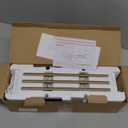 UME 3 Pack Cordless Table Lamp, Battery Operated Lamp - Portable Waterproof Rechargeable Table Lamp w/ 3 Color Temps & Stepless Dimming for Dinner, Desk, Cafe, Outdoor (Brushed Gold)