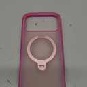 TORRAS Ostand Q3 Air for iPhone 17 Pro Max Case with 360 Magnetic Stand, Fit for MagSafe, Mil-Grade Drop Tested, Camera Control Button, Shockproof Phone Case for iPhone 17 Pro Max 6.9", Neon Pink
