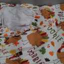 Fall Thanksgiving Chair Covers Covers Set of 6,Pumpkin Turkey Dining Chair Protectors, Elastic Removable Washable Dining Chair Covers for Fall Thanksgiving Kitchen Dining Room Holiday Decorations