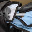 Sportneer Beach Chair: Adjustable Folding Chair with Cup Holder & Side Pocket - Portable & Compact Beach Chairs for Adults with Reclining Positions for Camping Picnic and Outdoor, Black