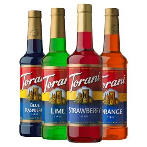 Torani Syrup Variety Pack, Soda Flavors, 25.4 Ounces (Set of 4) (Best By 04/04/2027)