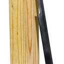 Architectural Mailboxes 23" Height, No Dig, 4x4 Wooden Pine Post Insert with Anchor Kit for Slip Over Posts