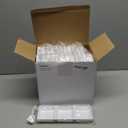 Eaasty 24 Pcs 8.7 x 2.8 Inch 3 Compartment Appetizer Serving Tray Plastic 3 Section Dessert Platters Rectangular Divided Plate White Compartment Serving Dishes Dipping Sauces Dinner Kitchen