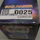 Borelor Star Night Light for Kids, 12 Color Changing Lights Modes with USB Cable, 360Rotating Moon Star Projector Desk Lamp for Bedroom Party Decor & Girls Birthday Gift (Red)