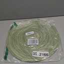 FunWheat Round Braided Placemats Set of 4 Place mats for Dining Tables Woven Heat Resistant Table Mats 15 inch (E Light Green, 4pcs)