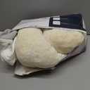 SAHEYER Side Sleeper Pillows for Adults, U Shaped Body Pillow for Pain Relief, Orthopedic Memory Foam Shoulder Pillow for Side,Stomach, Back, Arm with Removable Washable Cover (Upgraded Version), Blue (25.59x 23.93x4.72/2.36 inch), White