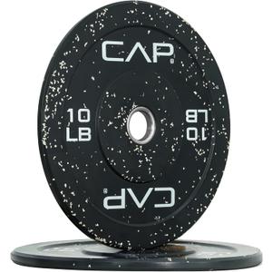 CAP Barbell Rubber Olympic Bumper Plate | Multiple Options/Colors (10lbs - Pair)