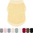 Cozy and Functional Dog Shirts for Small Puppies: Stretchable Ginger Attire with Easy-On Design, Ideal for Chihuahuas and Yorkies - Enhance Comfort and Playfulness on Chill Days Small (2~6lb) | Chest(~13.5")