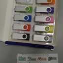 Enfain 10-Pack 8GB USB 2.0 Flash Drives  Colorful Thumb Drives for Photos, Videos, School & Office, 10 Assorted Colors