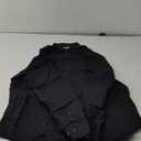 Amazon Essentials Men's Slim-Fit Long-Sleeve Poplin Shirt (XX-Large, Black)
