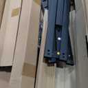 Olee Sleep 18 Inch Heavy Duty Steel Slat Anti-Slip Support, Easy Assembly Platform Bed Frame, Noise Free Steel Mattress Foundation, Maximum Storage, No Box Spring Needed, Black, Queen Size