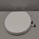 KOHLER K-4775-0 Brevia Round Toilet Seat with Quick-Release Hinges And Quick-Attach Hardware For Easy Clean, White