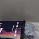 MAXEVE Heated Blanket Electric Throw 50"x60" Soft Double Sided Sherpa Heating Blanket with 8 Fast Heating Levels & 1-8H Auto-Off,Over-Heat Protection,Machine Washable,ETL Certification, Dusty Blue