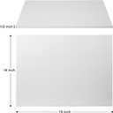 White Half Sheet Cake Board, 19 x 14 Inch, 1/2 Inch Thick