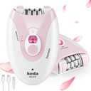 Epilator for Women, Epilators with LED Light, Dual Speed Hair Removal Device, Facial Hair Removal Women, Cordless, Epilators Hair Removal Rechargeable, for Epilator Bikini, Face, Arm, Legs, Armpits