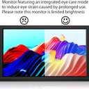 17.3inch Portable Monitor for Laptop FHD 1920x1080P 60HZ with Speaker HDMI USB-C Extent PC Monitor Compatible with Computer Xbox Switch mini PC PS4/5 Mac
