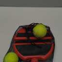 Teloon Solo Tennis Trainer Rebound Ball with String for Self Tennis Practice Training Tool for Adults or Kids Beginners with 2 String Balls Elastic and a Portable Mesh Bag