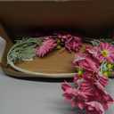 6PCS Fake Daisy Flowers 23.62'' Hot Pink Cosmos Silk Flowers Faux Wildflowers with Stems for Wedding Party Home Office Garden Decoration(Hot Pink)
