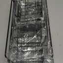 EUDELE Adhesive Shower Caddy, 5 Pack Rustproof Stainless Steel Bath Organizers With Large Capacity, No Drilling Shelves for Bathroom Storage & Home Decor (XL size, Black)