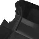 Black Door Mirror Covers for 2004 2005 2006 2007 2008 2009 2010 2011 2012 2013 2014 Volvo VNL Series Semi Trucks (Painted, Drive left)