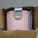 80W Electric Lunch Box [2024 Upgrade]Portable Food Warmer for Office Desk & Car Travel 3-Mins Fast Heating 304 Stainless Steel Container Leakproof BPA-Free Pink with Utensils & Insulated Bag