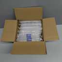 Juvale 12-Pack Mini Tackle Box Organizer - Clear Plastic, 5 x 2.6 x 0.8 In - Customizable Dividers for Screw & Bead Storage - Craft & Earring Storage Containers