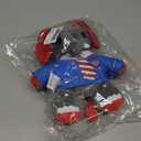 Patriotic Stars-and-Stripes Elephant Plush - Ideal Trump Merchandise Gift or Decoration with Teddy Bears for July 4th and Trump Memorabilia Enthusiasts!