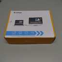 Quad Monitor KVM Switch 4 Monitors 2 Computers 1080P@60Hz,USB 3.0 KVM Switch Quad Monitor for 2 PC Share 4 Monitors and 4 USB Device,with Wired Remote and 2 USB Cables,Driver Installation is Required