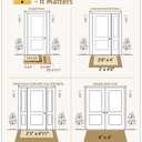 Color&Geometry Door Mat 32"x48", Front Door Mat Indoor Rugs for Entryway, Non Slip Washable Low-Profile Inside Doormat, Entry Mat Entry Rug Door Mats Indoor Entrance, Light Grey (Rolled-up NO Creases)