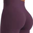 YEOREO Workout Leggings Womens No Front Seam Straight Leggings 29"/ 31.5"/ 33"/ 35" High Waist Buttery Eddiy Gym Yoga Pants (Purple, M)
