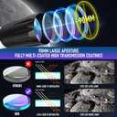 MEEZAA Telescope, Telescope for Adults High Powered Professional, 90mm Aperture 800mm Refractor Telescopes for Astronomy Beginners Fully Multi-Coated with AZ Mount Tripod & Phone Adapter & Carry Bag