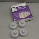 Philips Avent Natural Baby Bottles with Natural Response Nipples (Slow Flow, Flow 2), 4oz, 4-Pack, SCY900/04 (Clear)