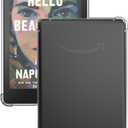 Tablet Clear Flexible Case for Amazon Kindle Paperwhite 12th Generation(2024 Release),Ultra Slim TPU Soft Transparent Cover for Kindle Paperwhite Gen 12th(for Kindle Paperwhite 12th 7" 2024)
