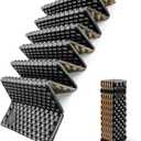 Foam Camping Pads for Hiking, Ultralight Closed Cell Mattress, Waterproof Soft Mat for Adults, Wide Picnic Yoga Mats, Folding Sleeping Pad for Outdoor Backpacking (Black-1Pack)