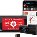 Cobra Smart Dash Cam + Rear Cam (SC 200D)  QHD+ 1600P Resolution, Built-in Wi-Fi & GPS, Voice Commands, Live Police Alerts, Incident Reports, Emergency Mayday, Drive Smarter App, 16GB SD Card Incl.
