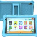 Kids Tablet Toddler Tablet, 7" Tableta for Boys Girls With Child protective cover 4GB+32GB Android Tablet, WiFi Dual Camera IPS Safety Eye Protection Screen, Parental Control APP Kid Tablets